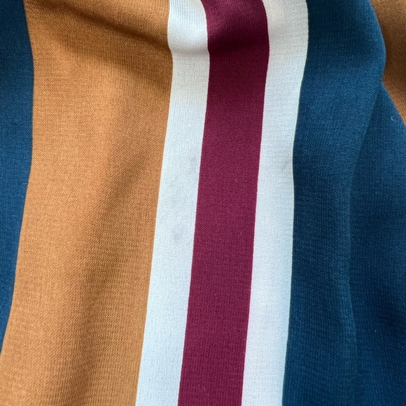 Summer Striped Off The Shoulder Dress Midi Dark Pastel Gingham Babydoll Mini Mom - Picture 10 of 17